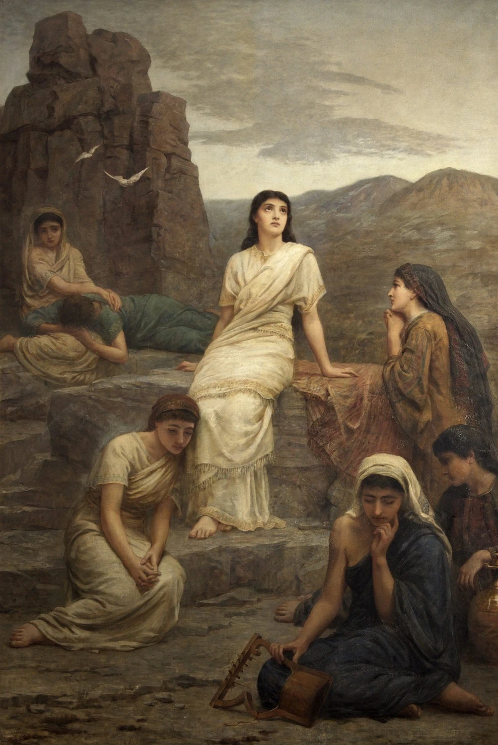 Il voto di Iefte, nel deserto - Russell, Cotes Art Gallery & Museum, Bournemouth, United Kingdom